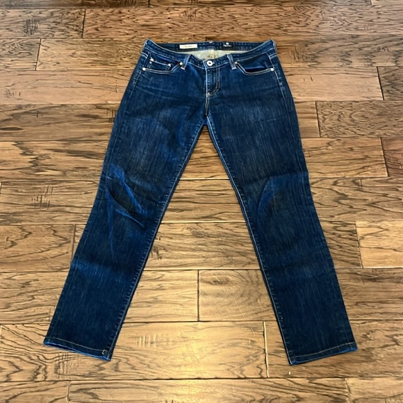 Ag Adriano Goldschmied The Stilt Cigarette Leg Mid Rise Size 28R - Picture 1 of 16